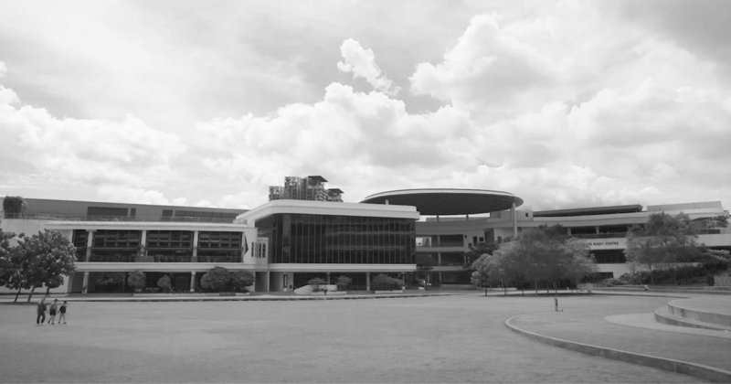 シンガポール国立大学のキャンパス風景
